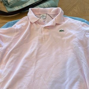 Pink Lacoste Shirt